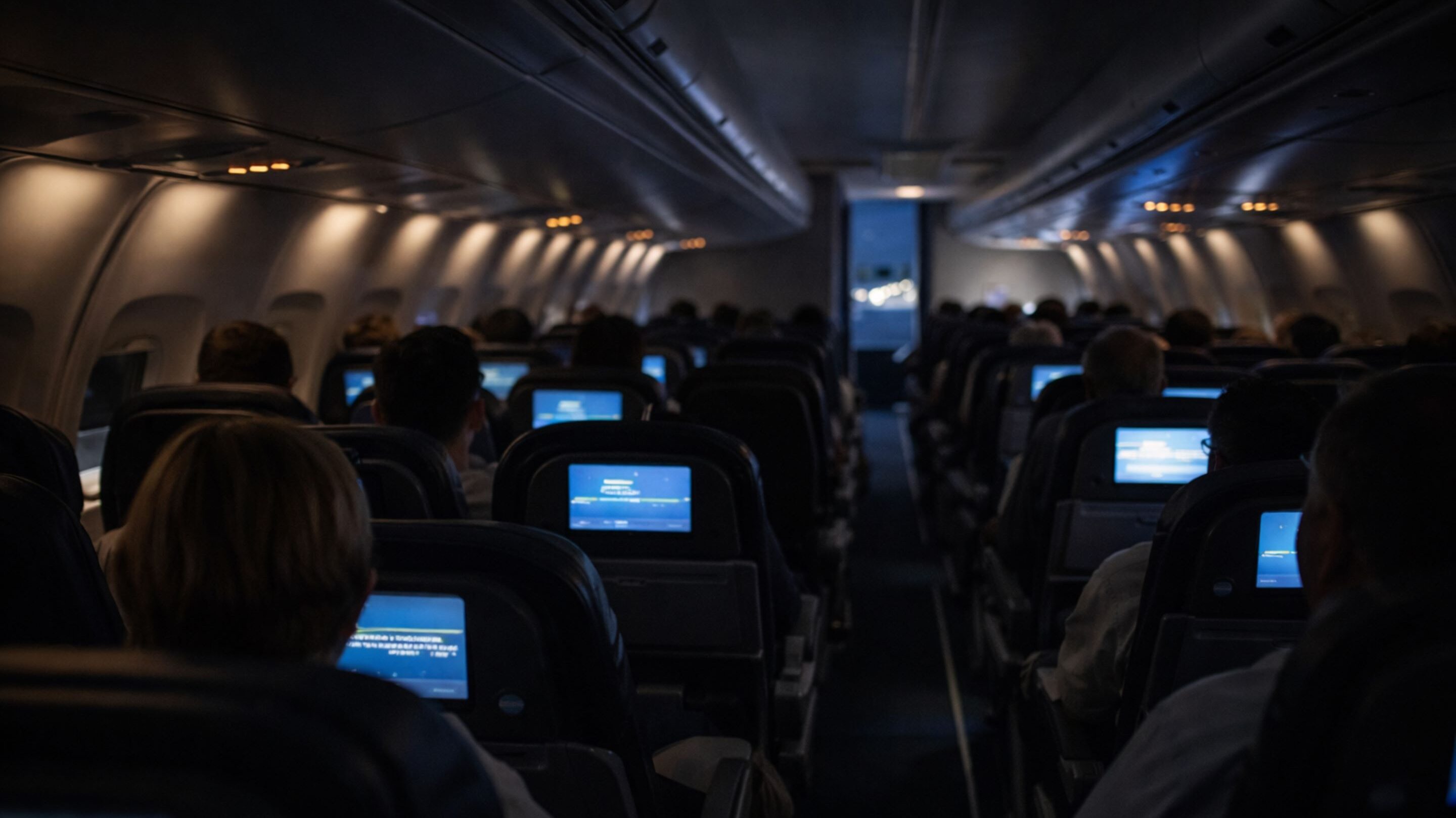 Por que as luzes do avião são apagadas na decolagem e no pouso