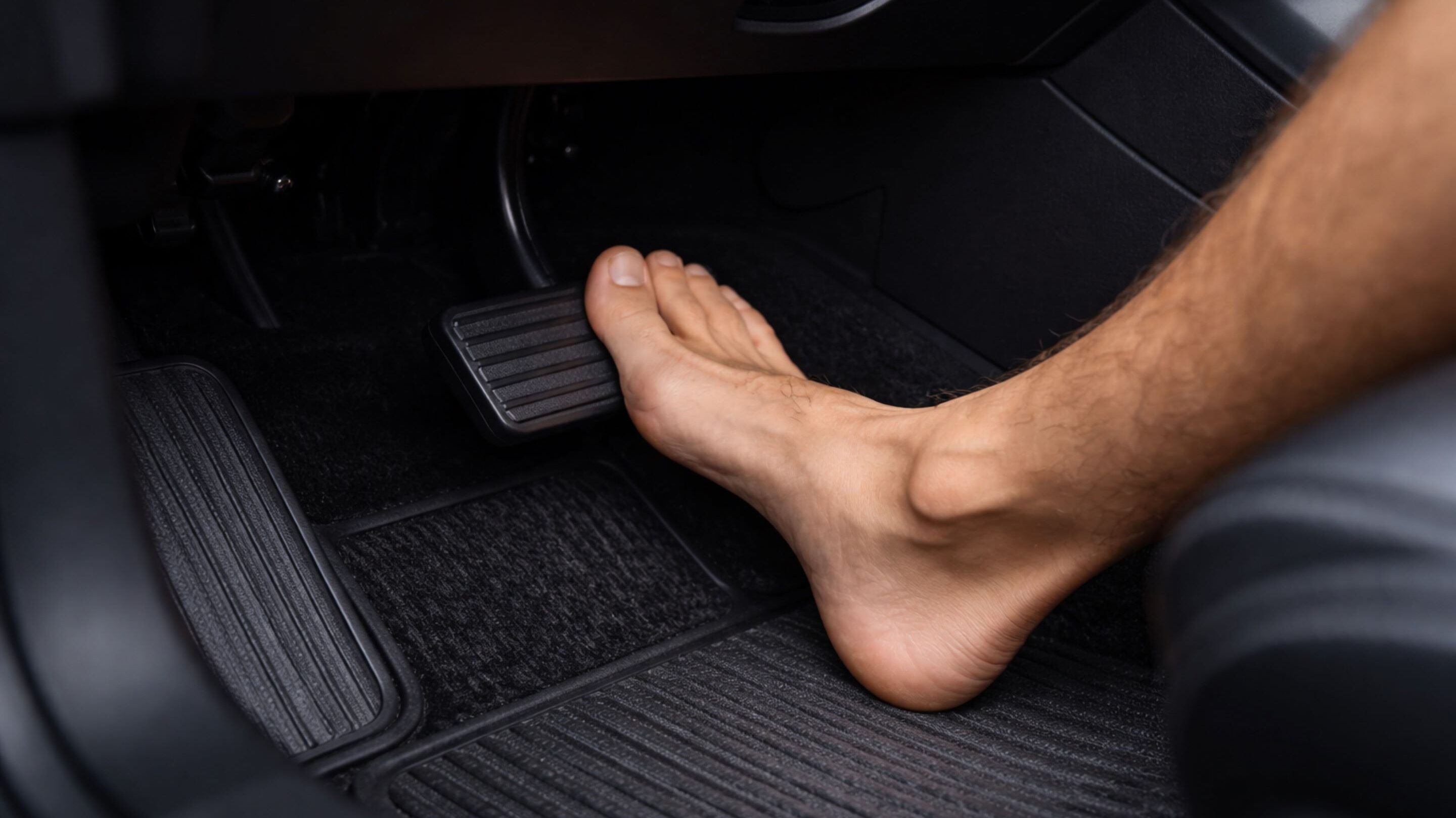 O que diz a lei sobre dirigir descalço e quando isso pode virar problema em uma abordagem