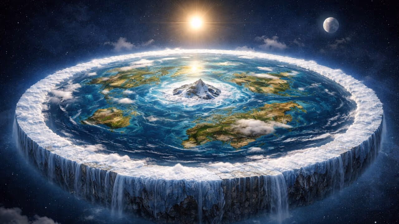 Como seria o mundo se a terra plana fosse real e o que mudaria na vida de todo mundo