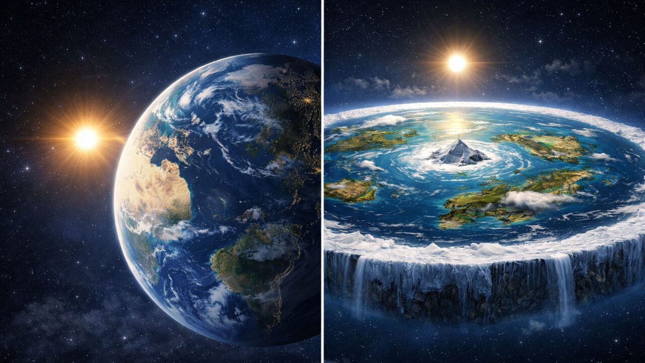 Como seria o mundo se a terra plana fosse real e o que mudaria na vida de todo mundo