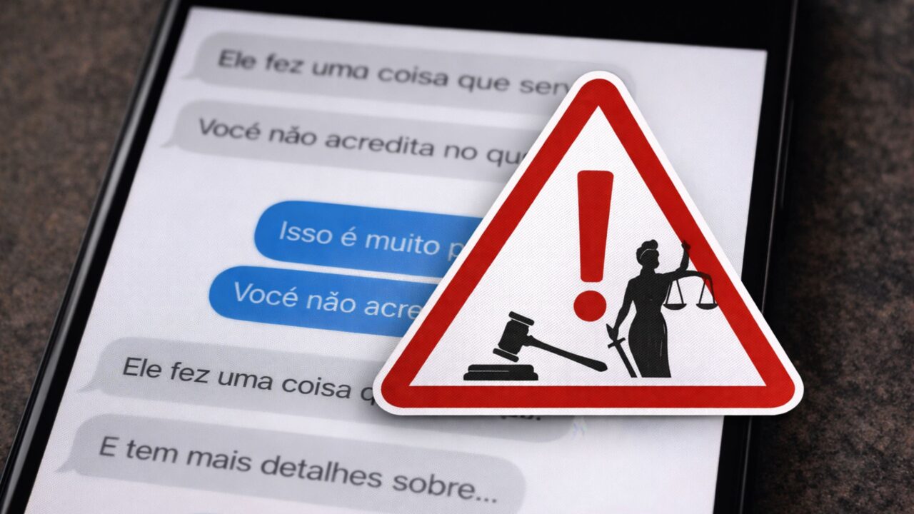 Postar print de conversa pode gerar processo? O que diz a lei sobre esse tipo de exposição