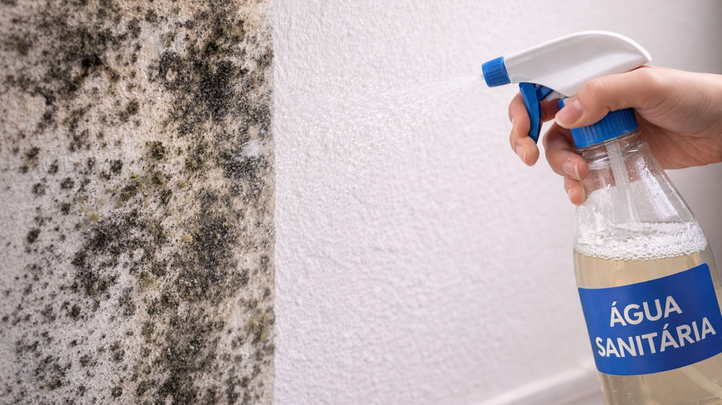 Mistura caseira para mofo que elimina as manchas em minutos sem esforço