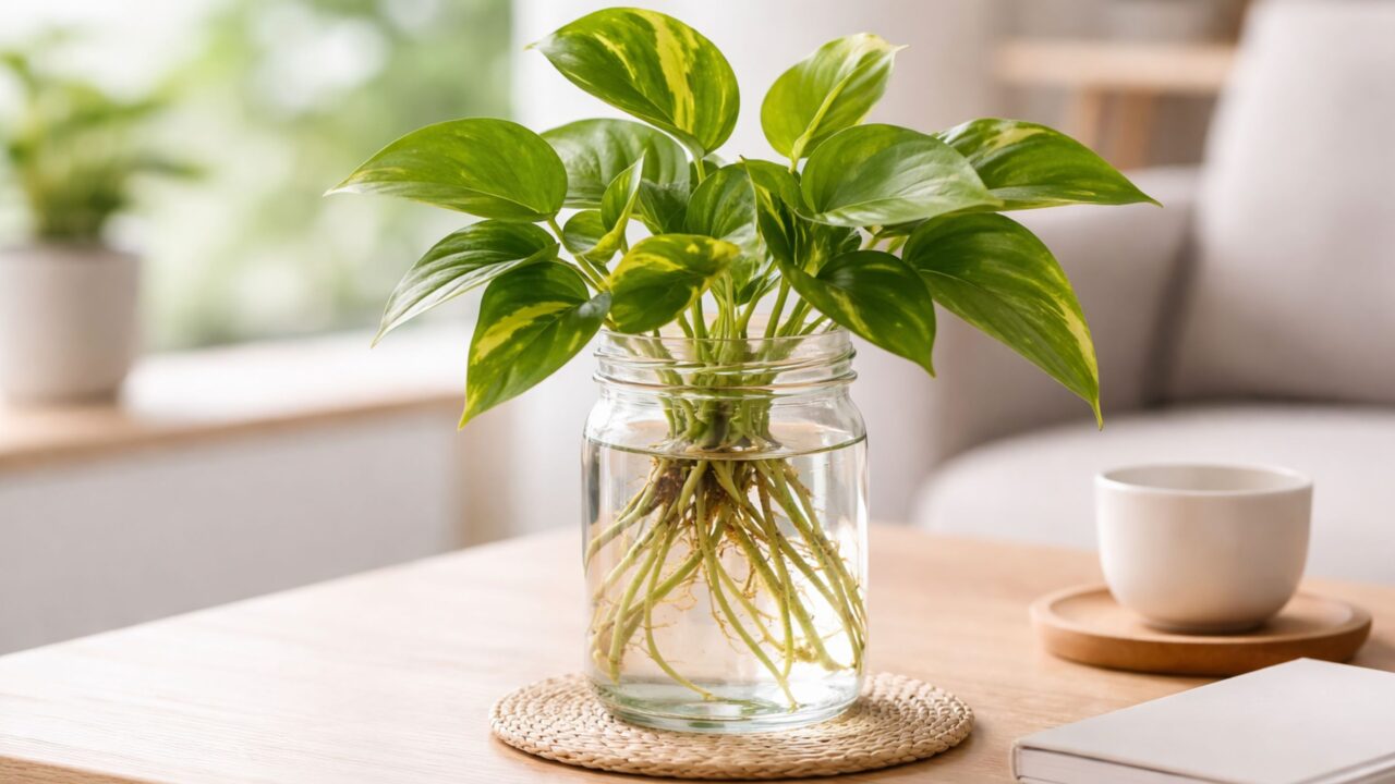 5 plantas que crescem na água sem terra e transformam qualquer canto da casa sem gastar nada