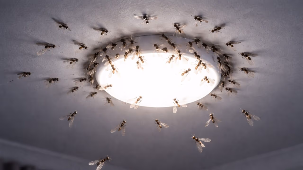 Como evitar infestação de formiga de asas dentro de casa antes que elas apareçam por todo teto