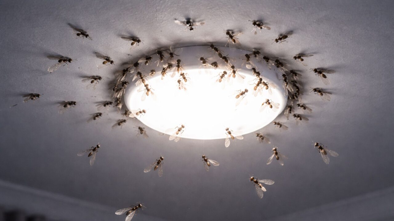 Como evitar infestação de formiga de asas dentro de casa antes que elas apareçam por todo teto
