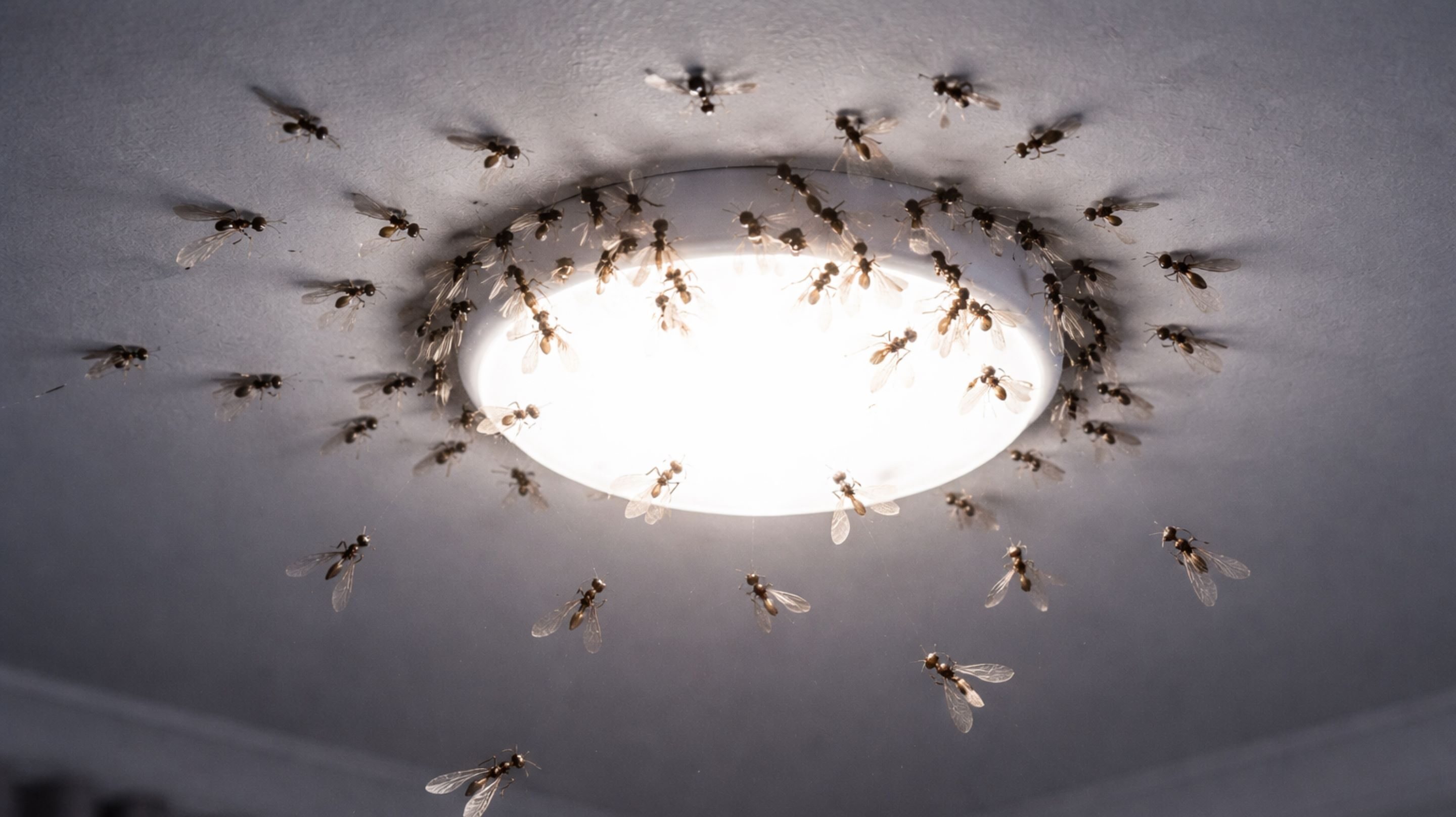Como evitar infestação de formiga de asas dentro de casa antes que elas apareçam por todo teto