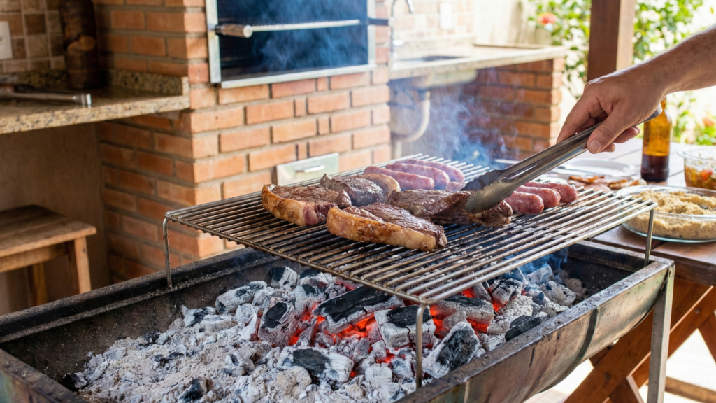A fumaça gerada no churrasco pode transformar o seu churrasco