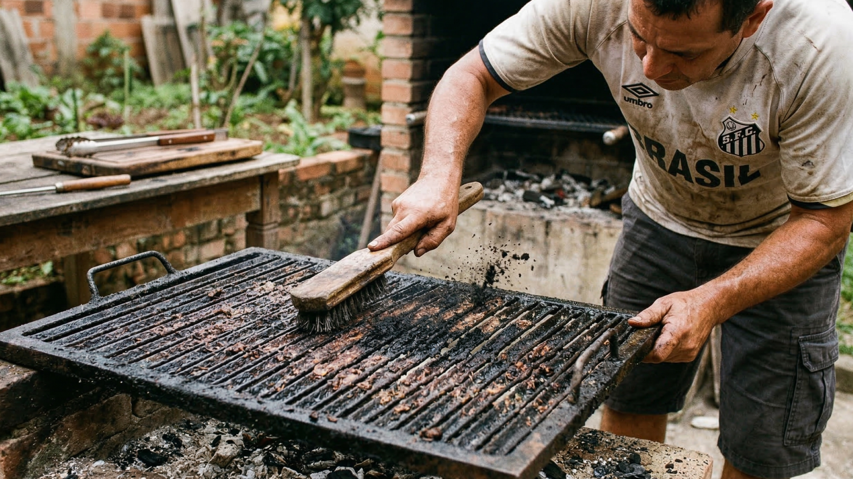 Adeus ferrugem na churrasqueira: dois métodos caseiros simples que limpam a grelha de maneira fácil
