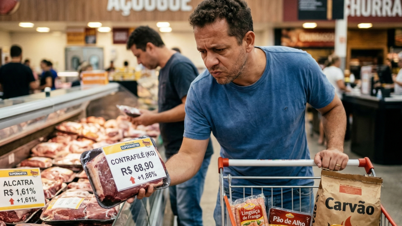 Churrasco de domingo sem erro: o que comprar, quanto gastar e como organizar tudo para 10 pessoas sem exagero