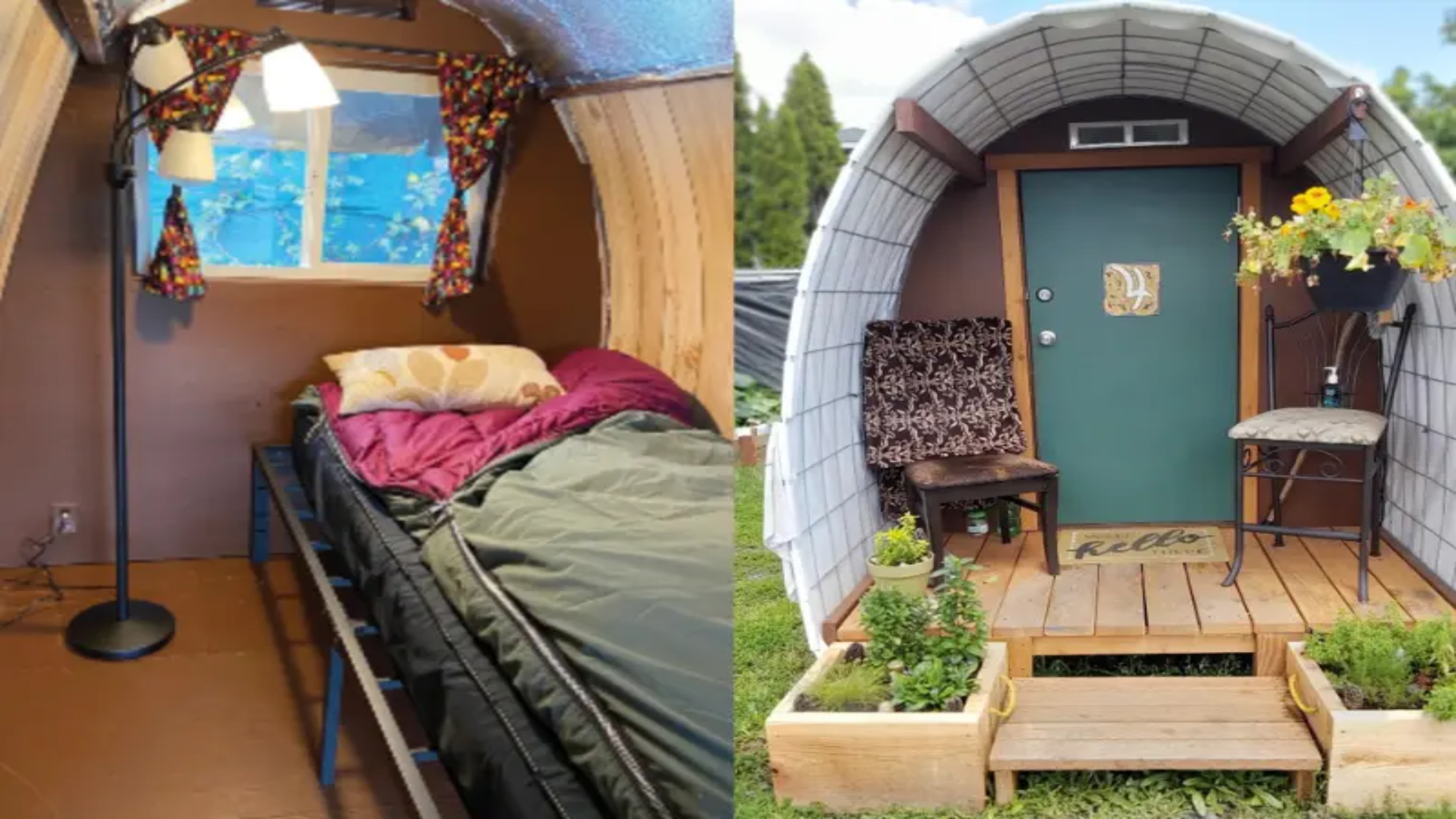 Cidade monta cabanas simples e baratas e tira dezenas de pessoas das ruas