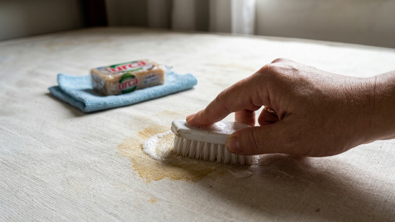 Como tirar manchas antigas do colchão com 1 ingrediente simples que realmente funciona