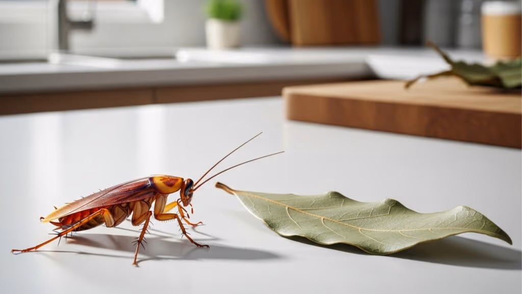 Como afastar baratas da cozinha usando apenas folhas de louro e limpeza estratégica