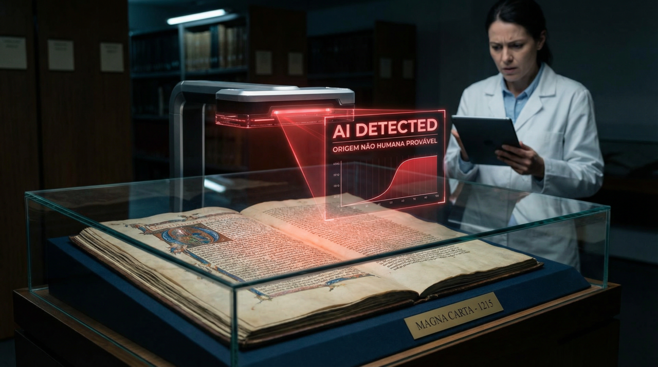 Detector de IA levanta dúvidas sobre a origem humana de um dos textos mais importantes da história