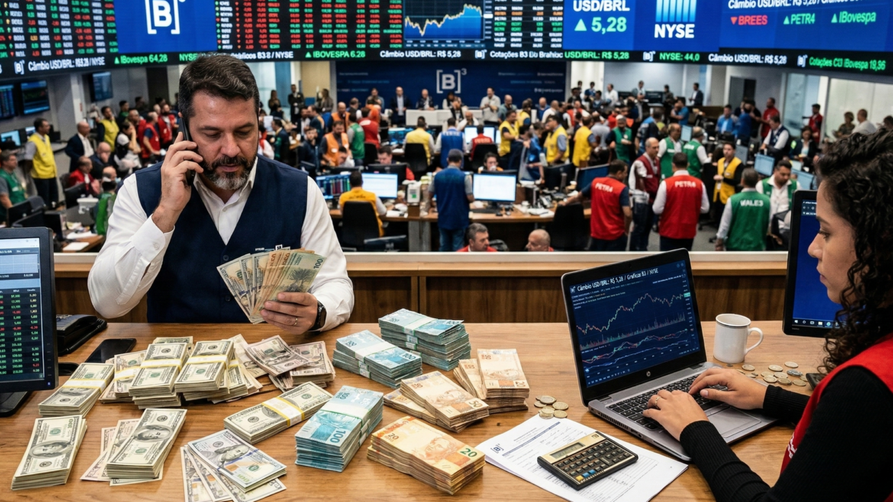 O dólar flutua junto das crises geopolíticas e decisões de juros dos bancos centrais