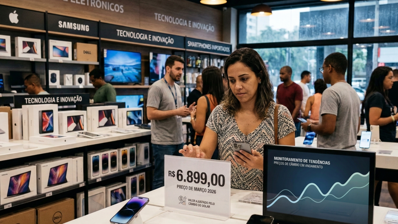 A cotação do dólar influencia diretamente a compra de produtos importados e em viagens internacionais