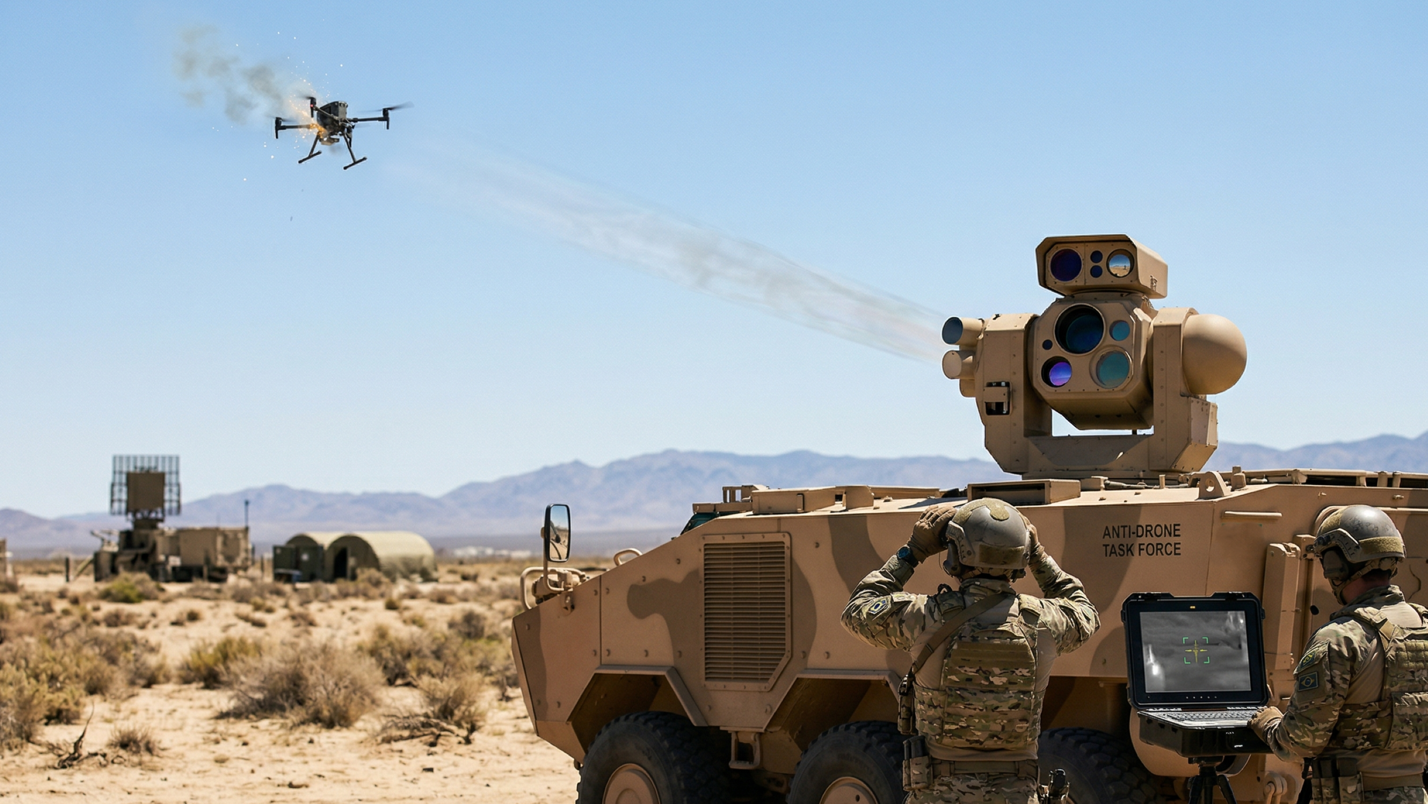 A arma que não explode, não faz barulho e pode derrubar drones com energia