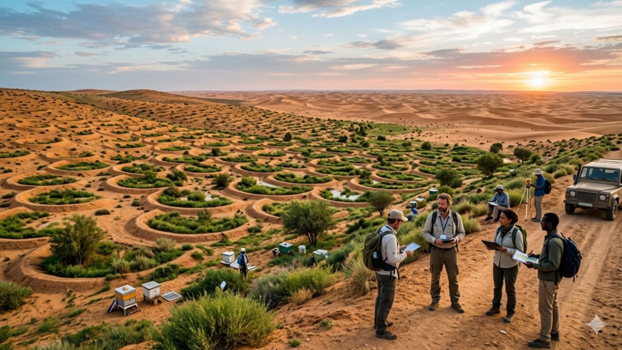 Eles levaram milhões de abelhas para salvar o Saara e acabaram derretendo: a solução para parar o deserto acabou sendo a geometria