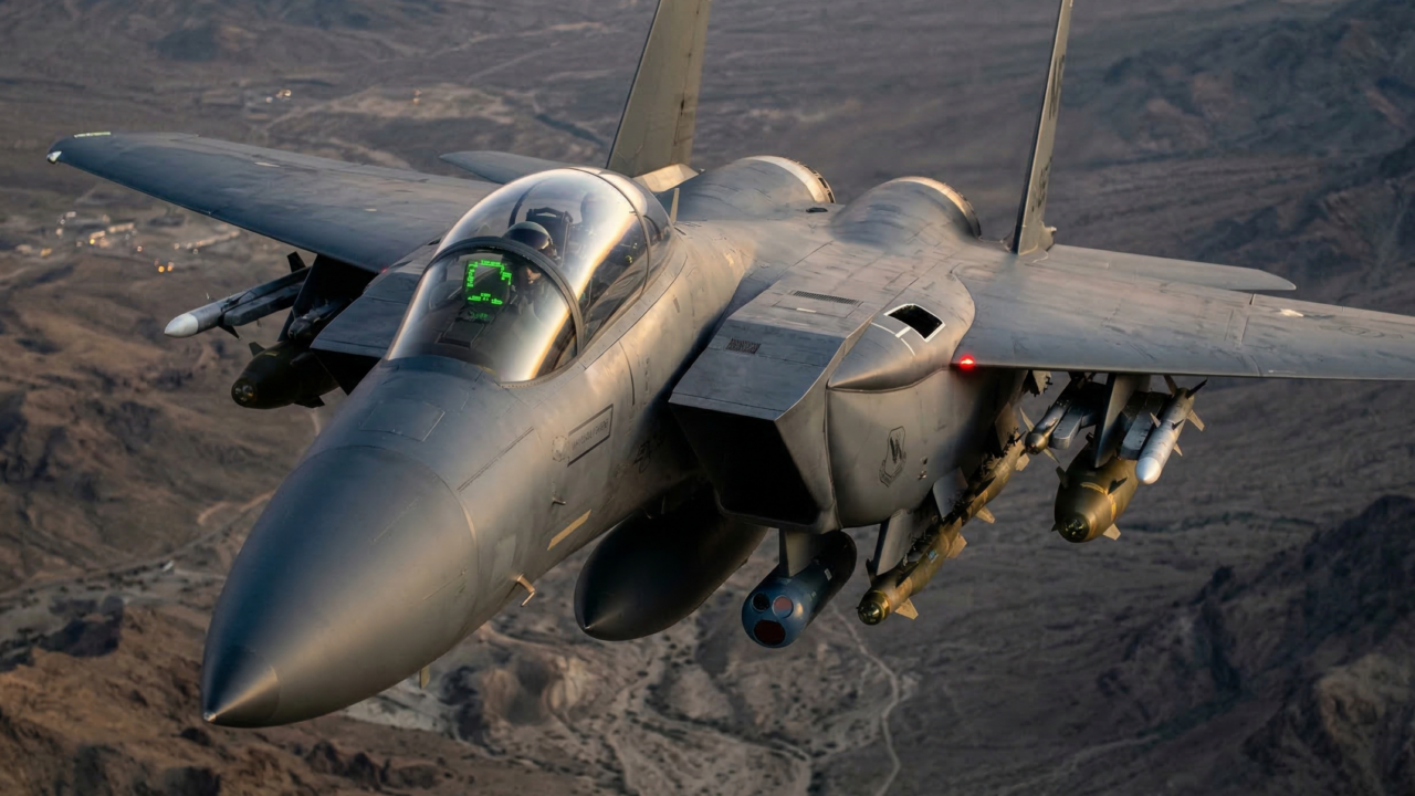 Apesar da idade, o F-15 continua em pleno funcionamento