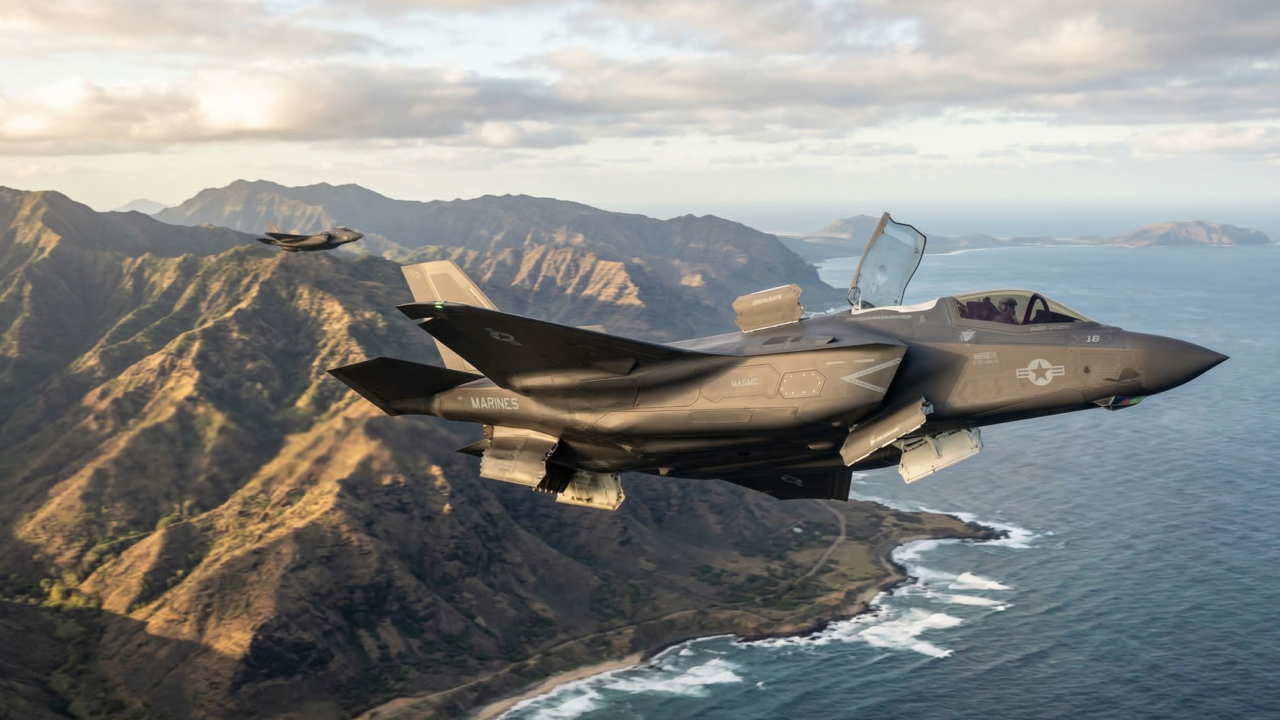 O F-35 é o caça mais recente e tecnológico das USAF