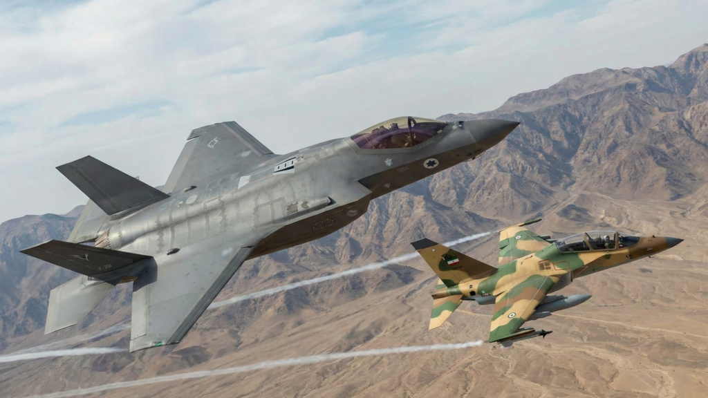 Primeiro abate ar-ar tripulado atribuído ao F-35: o que se sabe, o que falta e por que o Yak-130 virou assunto