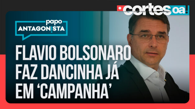 Flavio Bolsonaro faz dancinha enquanto o pai está internado; Assista