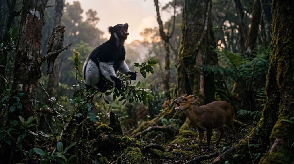Esses animais fazem sons estranhos que não parecem estar saindo deles