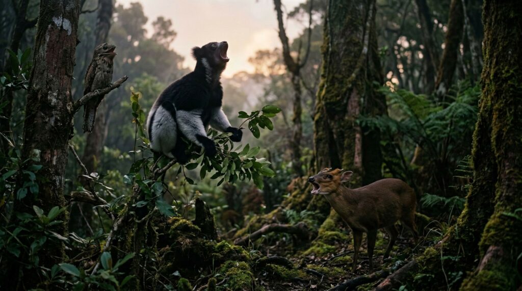 Esses animais fazem sons estranhos que não parecem estar saindo deles