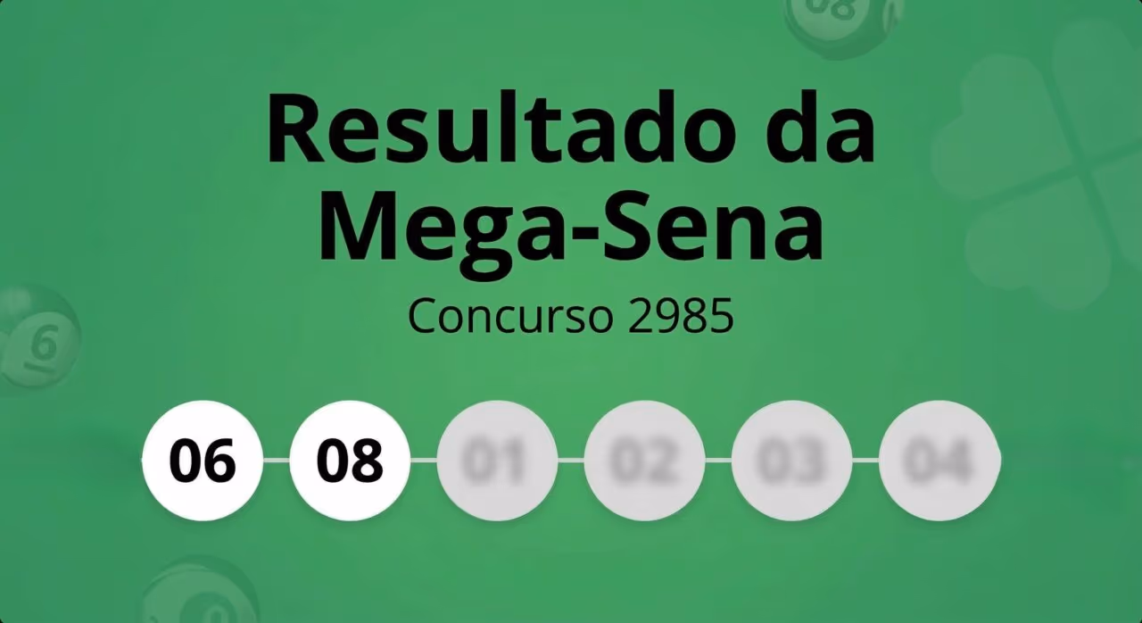 Três apostas acertam e levam prêmio de R$ 34 milhões na Mega-Sena