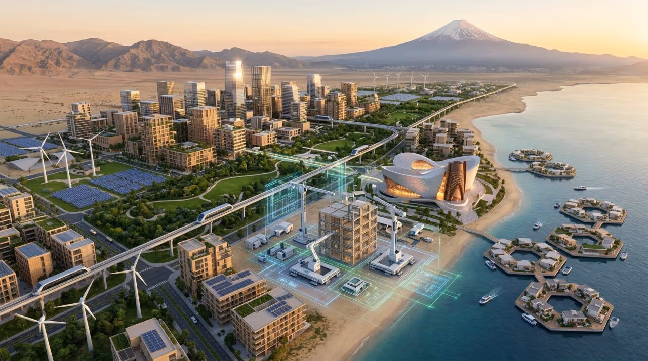 5 cidades futuristas que já começam a sair do papel e vão abrigar milhões de pessoas até 2050
