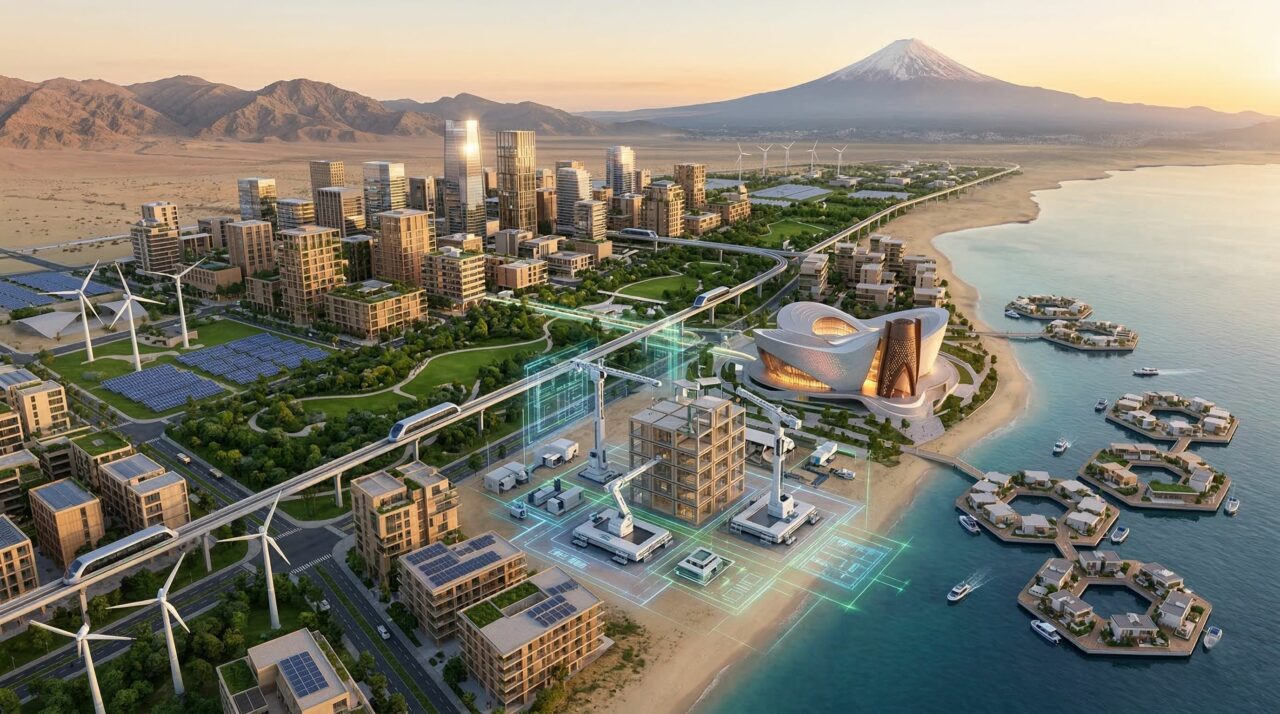 5 cidades futuristas que já começam a sair do papel e vão abrigar milhões de pessoas até 2050