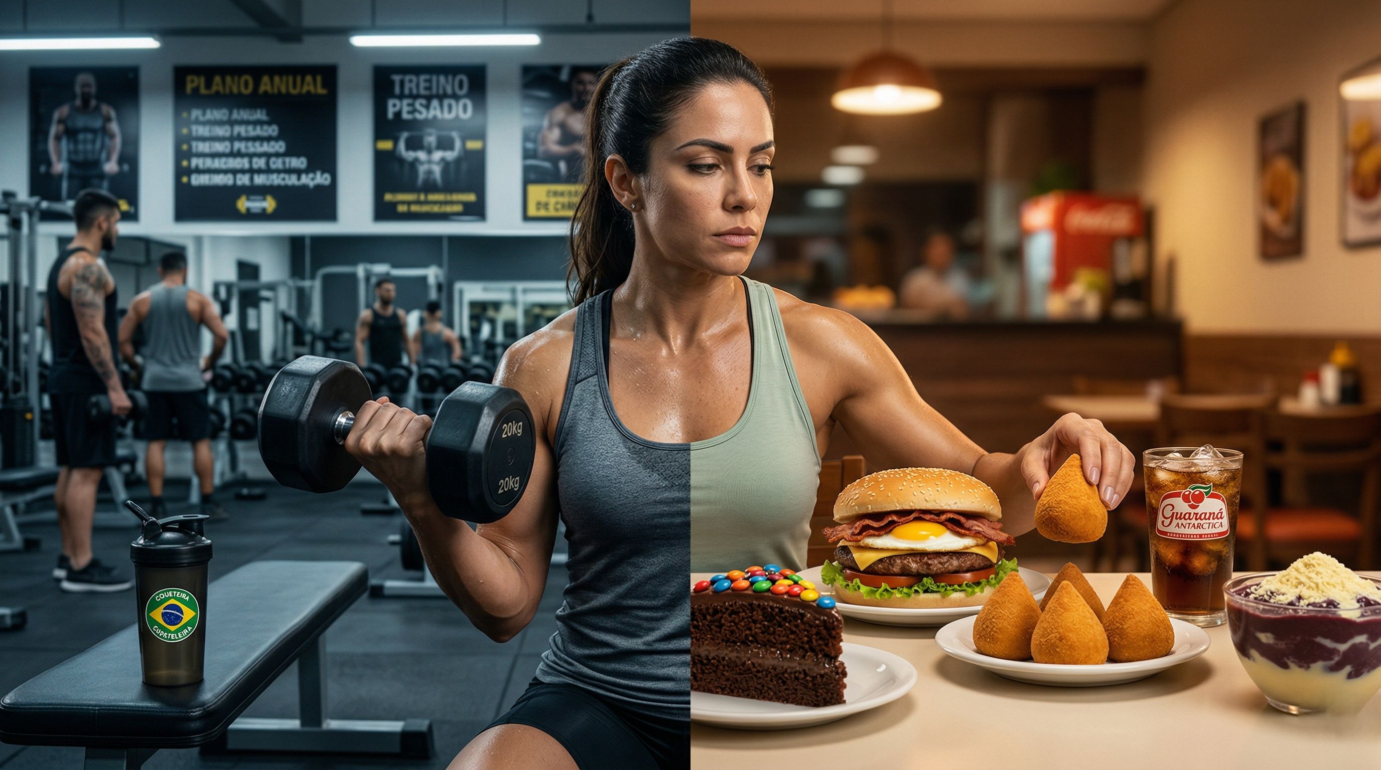 Quem treina pode fazer dia do lixo? O que muda quando a refeição livre sai do controle