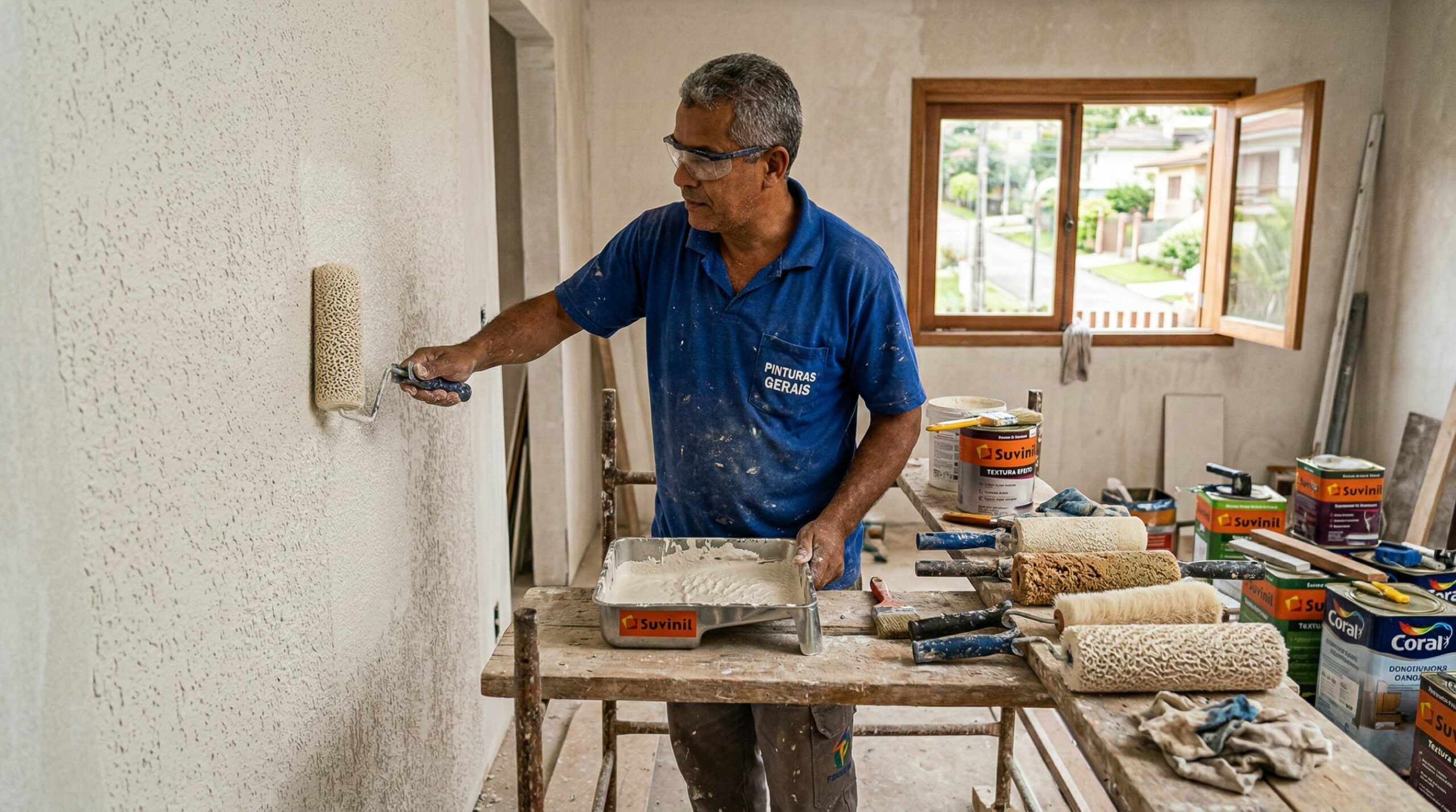 Nem toda textura é igual: como o rolo escolhido altera o consumo de massa e resultado da parede