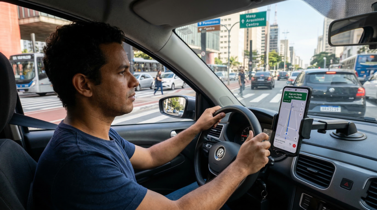 Motoristas que usam o celular no carro e não levam multa certamente conhecem o art. 252 do CTB
