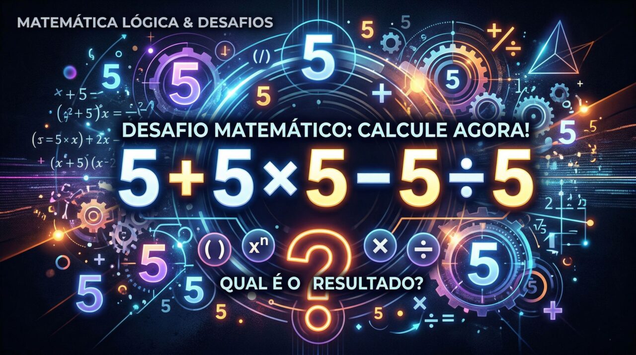 Essa conta com cinco números iguais parece fácil, mas engana até o mais atento