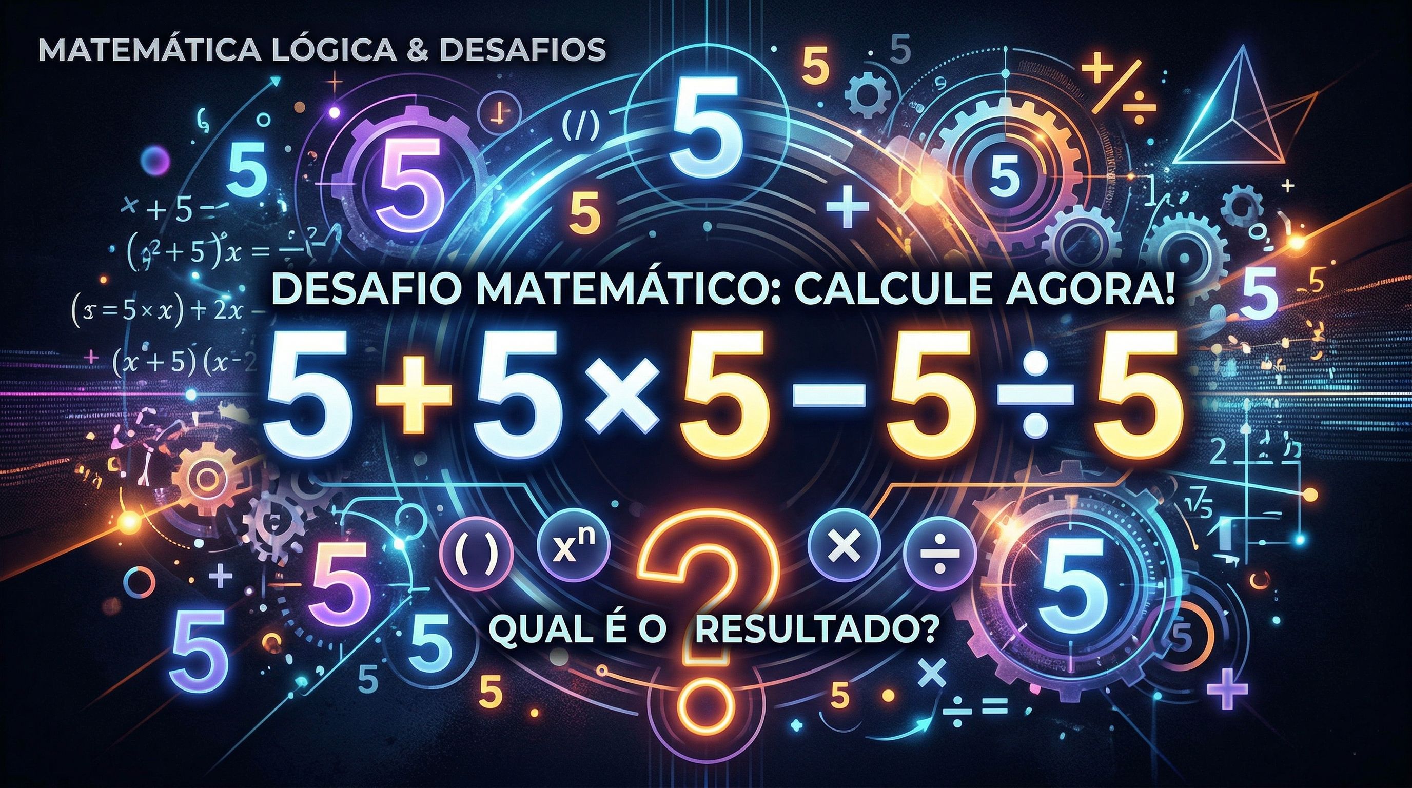 Essa conta com cinco números iguais parece fácil, mas engana até o mais atento