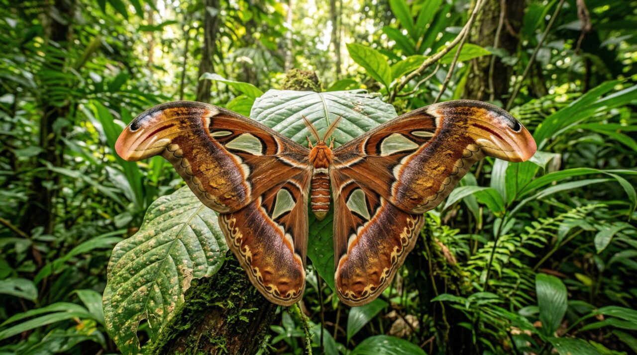 A mariposa que nasce com duas cobras vigiando suas costas