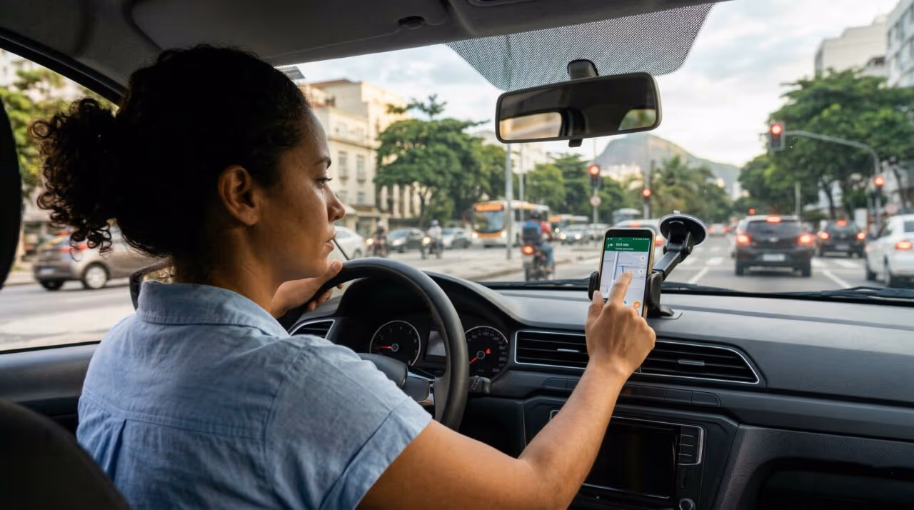 Motoristas que usam o celular no suporte durante a direção certamente conhecem o art. 252 do CTB