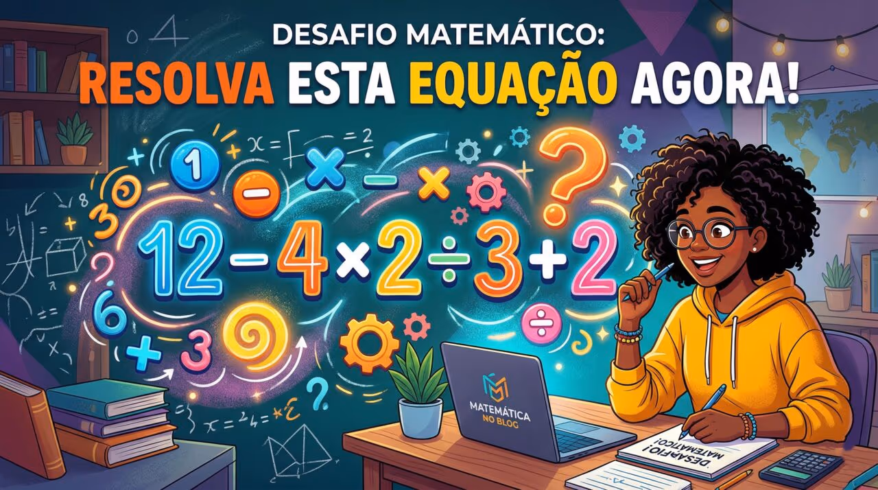 É possível resolver 12 – 4 × 2 ÷ 3 + 2 em menos de 27 segundos?