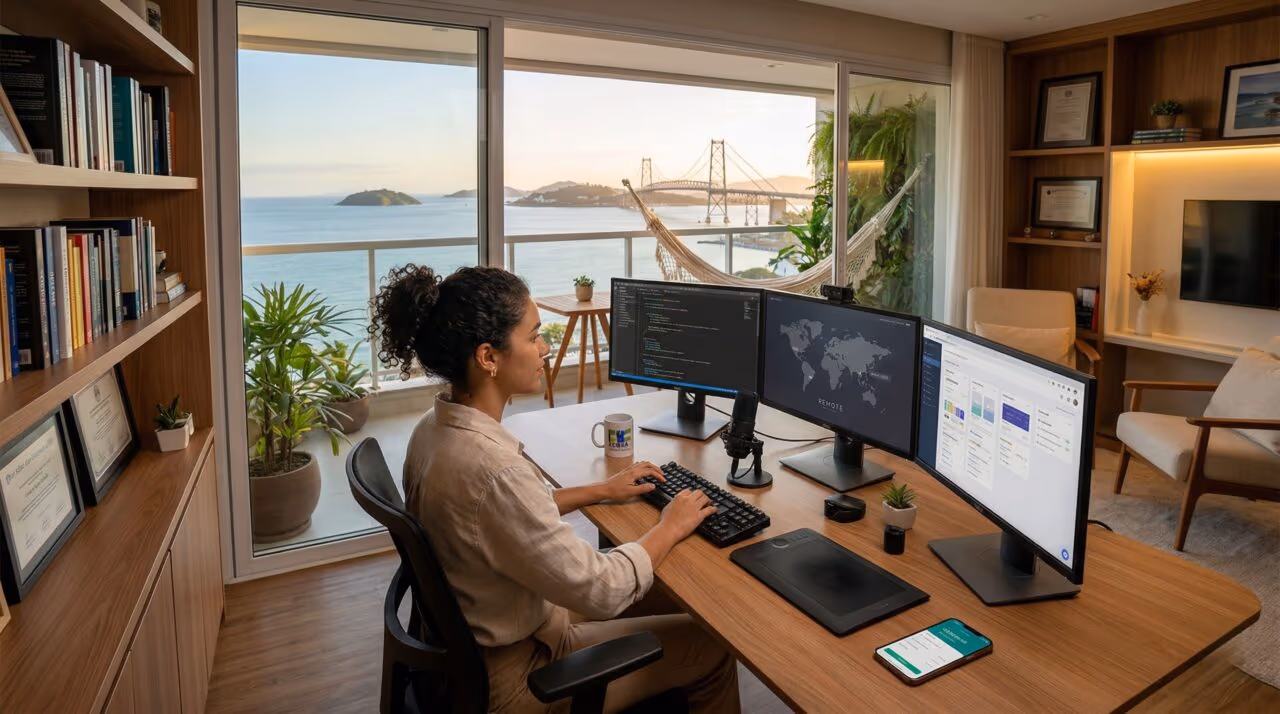 Profissões que atraem quem busca liberdade, boa renda e trabalho de qualquer lugar