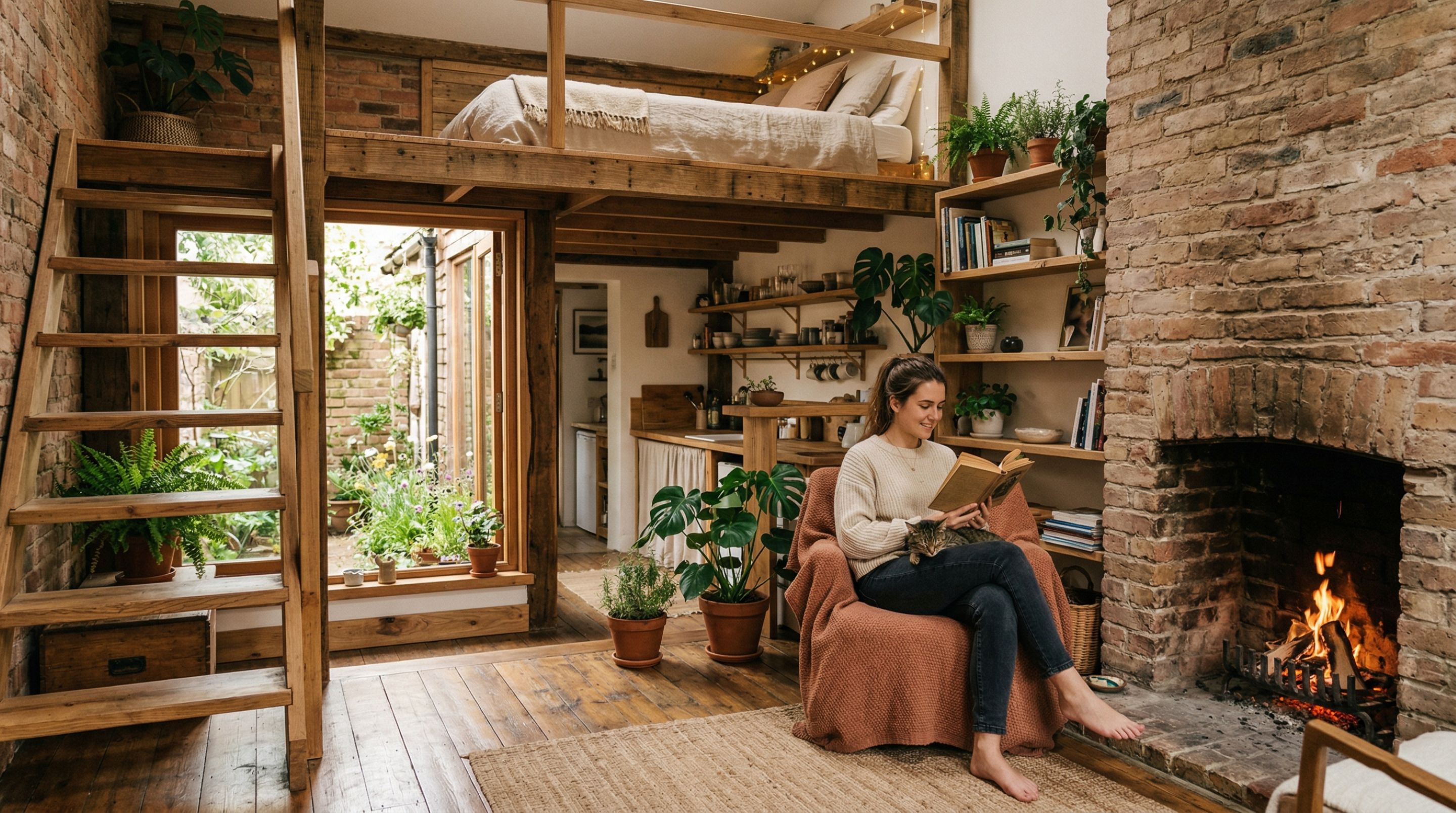 Jovem transforma casa antiga em refúgio acolhedor após 2 anos de reforma