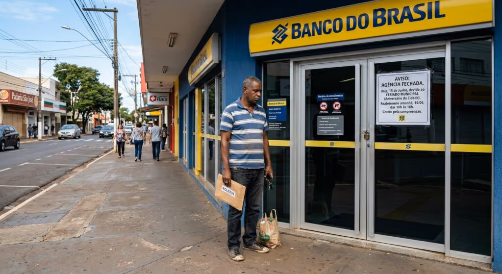 Bancos fecham 5ª feira, dia 05/03