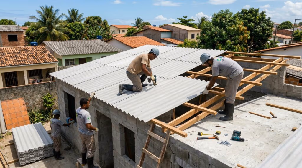 Não existe telhado mais barato e econômico que esse