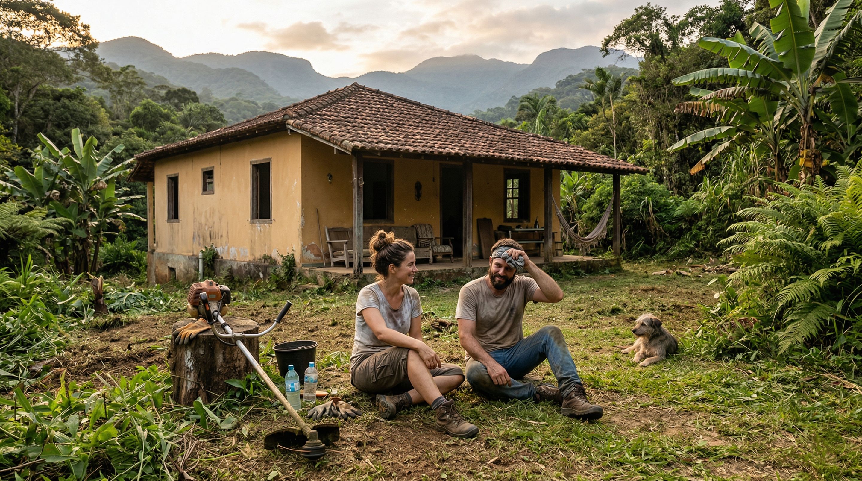 Casa abandonada em Teresópolis ganha nova vida e vira paraíso particular