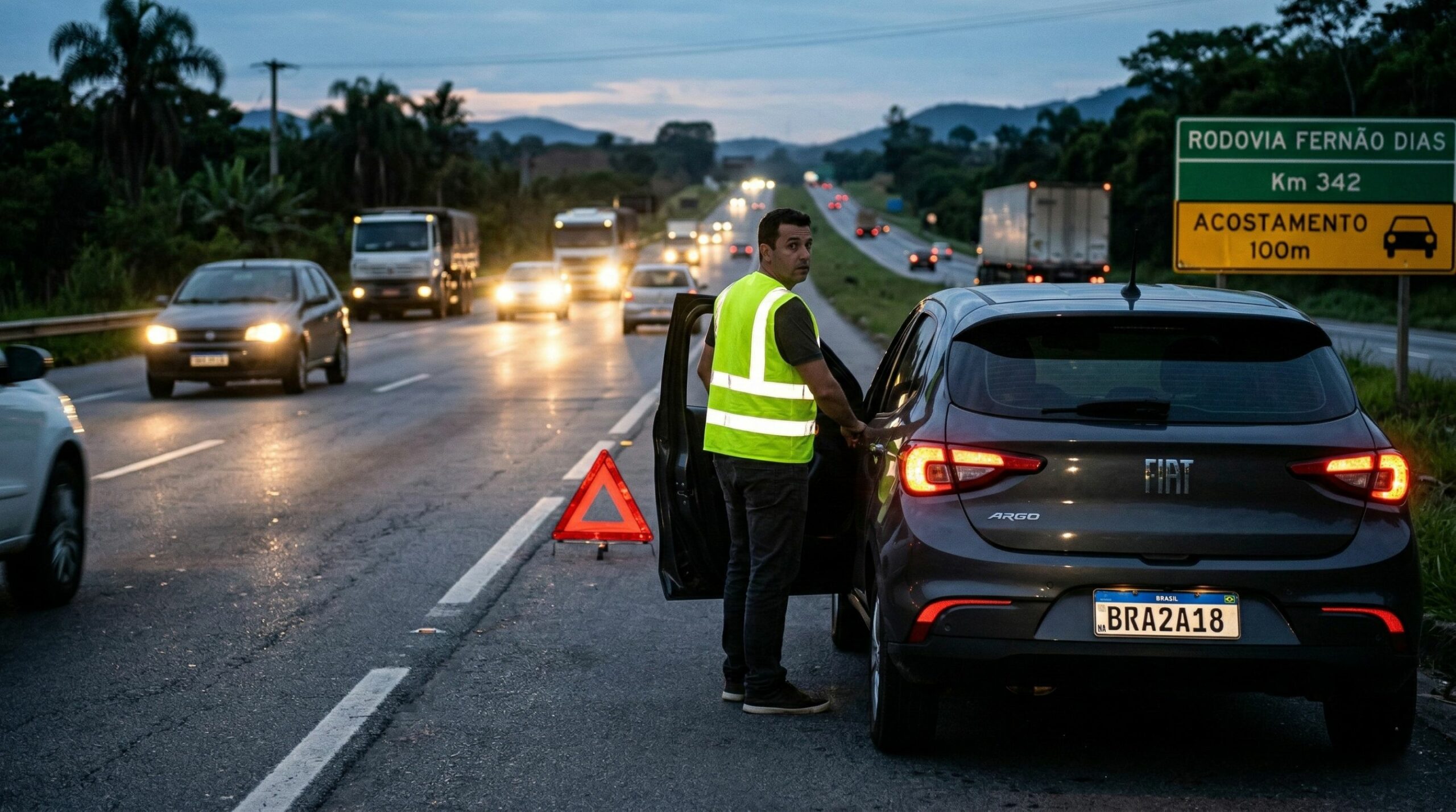 Colete retroreflexivo pode virar item indispensável no carro e em emergências no trânsito