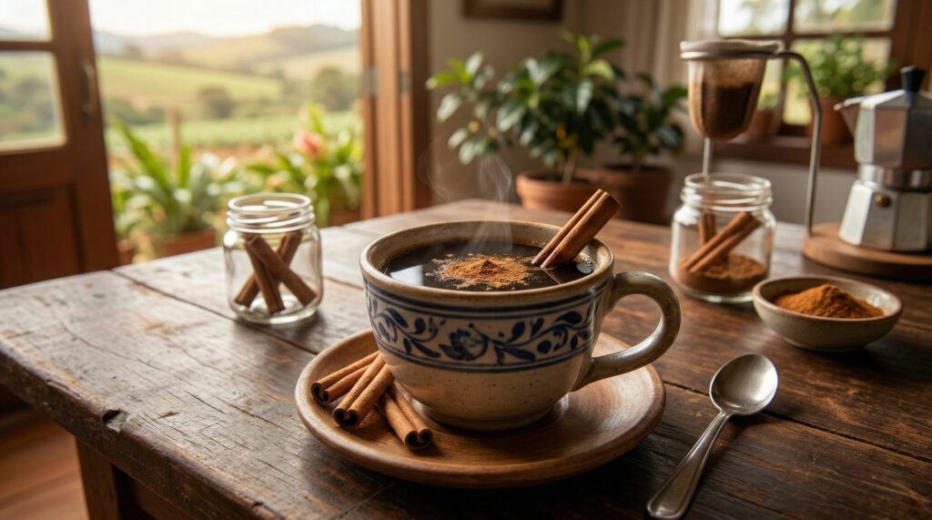 Misturar café com canela: o preparo de café que oferece controle discreto da glicose