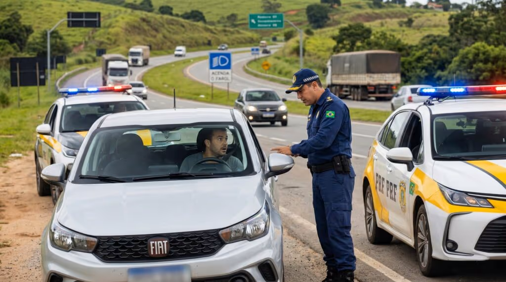 Motoristas que rodam com os faróis apagados durante o dia precisam conhecer essa lei