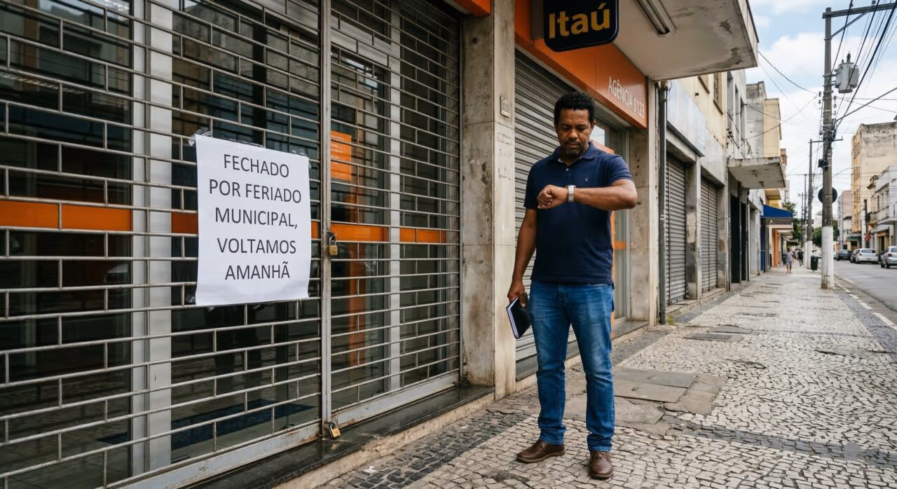 Bancos estarão fechados dia 14, terça-feira