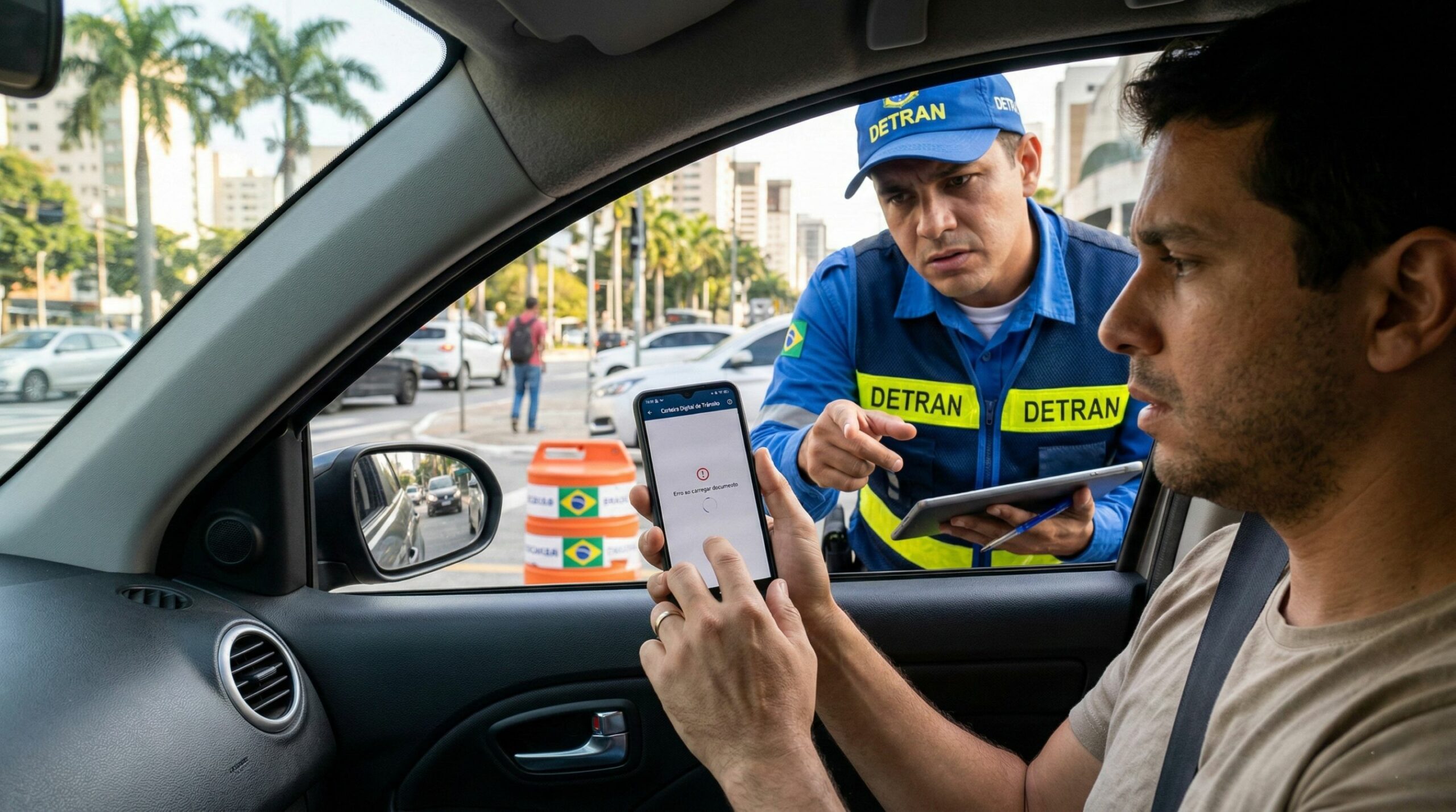 Motoristas que dirigem somente com a CRLV digital certamente conhecem essa regra