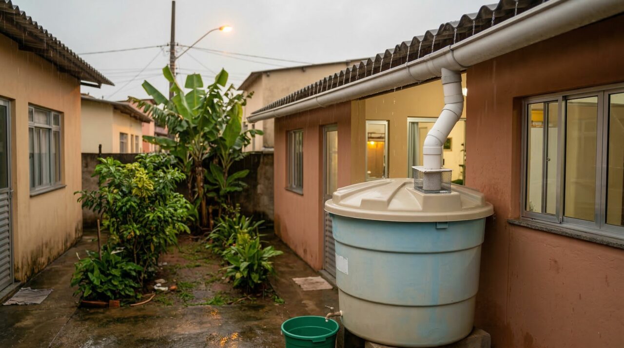 Como captar água da chuva para economizar milhares de reais na conta de água