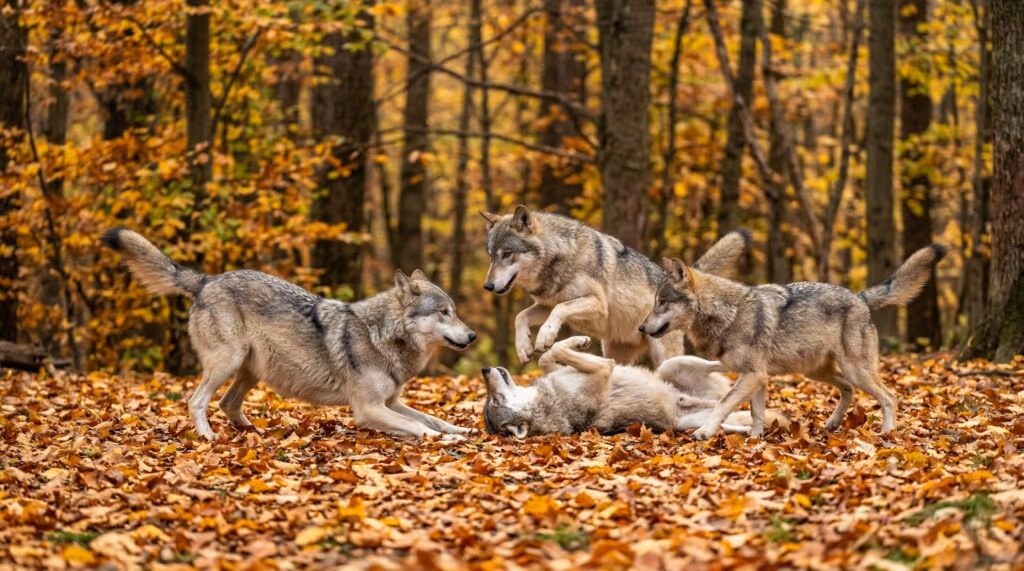 Brincadeiras entre lobos ajudam cientistas a entender origem social de cães domésticos